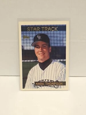 1995 Topps Mark Thompson Star Track #52 - Image 1 of 2