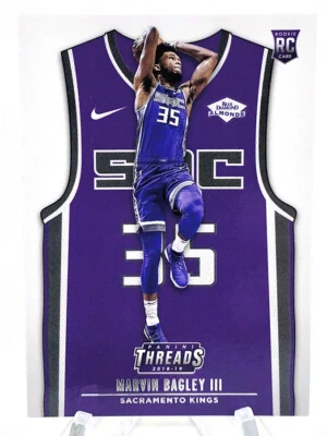 2019 Panini Threads Marvin Bagley III Rookie Card #144 - Image 1 of 2