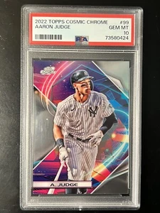 2022 Topps Cosmic Chrome Aaron Judge #99 PSA 10 GEM MINT - Picture 1 of 2