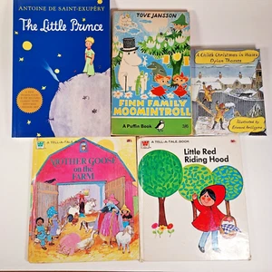 Menge 5 Vintage Kinderbücher zeitlose Geschichten: Eine kuratierte Sammlung - Bild 1 von 19