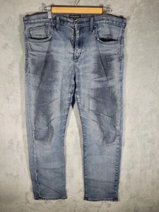 Banana Republic Jeans Mens W36 L32 Blue Straight Relaxed Fit Denim Zip - Picture 1 of 5