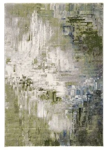 Moderno Monet Maschinengewebter Alfombra Varios Größen-multisize, Carpet, Verde, - Imagen 1 de 7