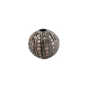 0,66ct Diamant Vintage Look runder Zwischenring Fundstück mit 925 Sterling Silber - Bild 1 von 4