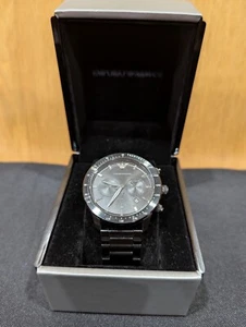 Men’s Genuine Emporio Armani Chronograph Watch AR2453. See Description - Picture 1 of 10