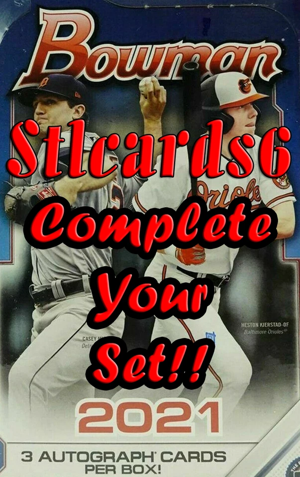 2021 Bowman (Base Set 1-BP150) Complete Your Set MINT WITH PHOTOS! - Image 1 of 1