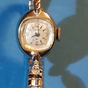 Vintage Hamilton 17Jewel Mechanical 10 K.RG.P Bezel Women's Wrist Watch Working  - Picture 1 of 6