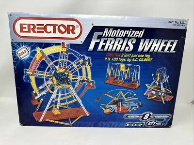 NEW Erector Motorized Ferris Wheel 477 Pieces Meccano 8257 Construction SEALED - Image 1 of 4