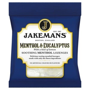 Jakemans Throat and Chest Menthol Sweets Menthol and Eucalyptus 73g x 12 - Picture 1 of 1