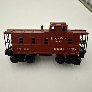 LIONEL O GAUGE RED NICKEL PLATE ROAD CABOOSE #9060 - Picture 1 of 10