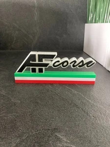 Logo AF Corse Endurance 3D, Bleu , 19cm x 6cm x 2cm - Zdjęcie 1 z 4