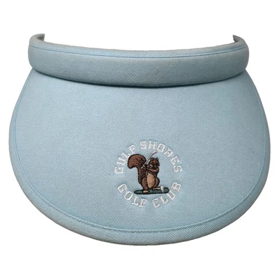 Gulf Shores Club de Golf Gorra Ancha Parasol Azul Talla Única Bordada Kate Lord Foto 1 de 4