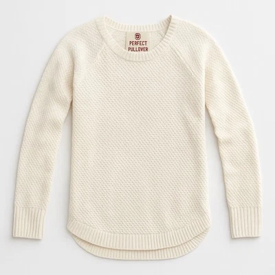 Suéter para mujer SO Perfect Pullover - blanco marfil - talla XL Foto 1 de 4