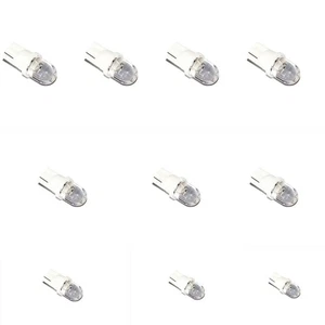 10 Pack Pinball replacement bulb LED 6.3 volt AC, 555 clear wedge T10 Cool White - Picture 1 of 2