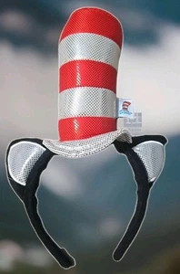 Dr. Seuss Cat In The Hat Costume Headbands Kids Cosplay Head Band Play Striped - Picture 1 of 4