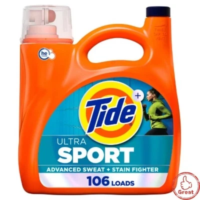 Tide Plus Febreze Sport Active Fresh HE Liquid Laundry Detergent - Image 1 of 4