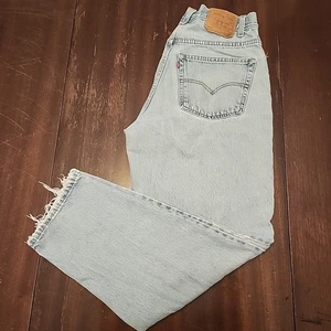 Vintage 2002 Mens Levi's 560 36×32 Loose Straight Leg Skater Grunge Blue Jean - Picture 1 of 11