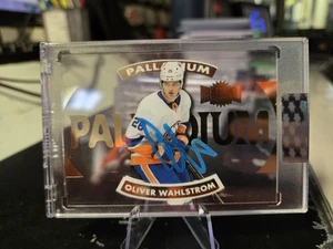 2019-20 Clear Cut Metal Universe Palladium Auto Rookie #T-OW Oliver Wahlstrom - Picture 1 of 2