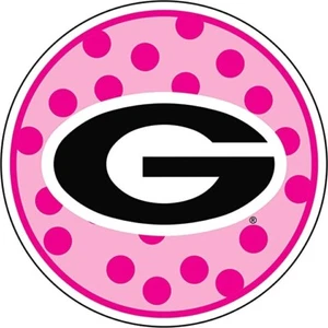 University of Georgia Polka Dot "G" 4in Decal  - Picture 1 of 1