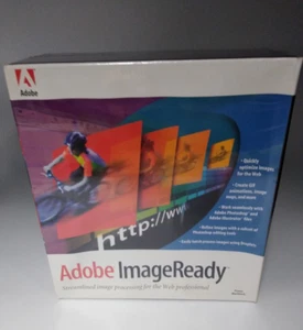 Vintage Adobe ImageReady Software (Version 1.0, SEALED/NEW) for Power Macintosh - Picture 1 of 5