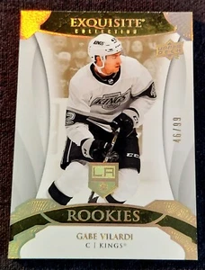 Black Diamond Exquisite Gold 2020-21/99 Gabe Vilardi Rookie RC #R-GV LA Kings - Imagen 1 de 2