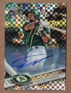 2017 TOPPS CHROME UPDATE AUTOGRAPHS X-FRACTORS #HMT55 FRANKLIN BARRETO #19/99 - Picture 1 of 1