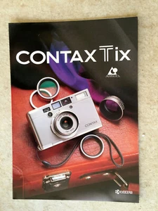 Orig. CONTAX Tix Prospekt A4 - Text.deutsch - Classic-Camera-STORE - Bild 1 von 3