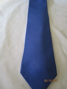 Cravatta collo Ralph Lauren Chaps in seta blu - Foto 1 di 2