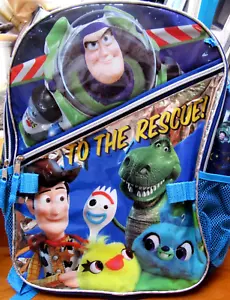 NWT~DISNEY/PIXAR~"TOY STORY 4"~ BACKPACK~Large 16"~BUZZ-TO THE RESCUE~A+GRAPHICS - Picture 1 of 5
