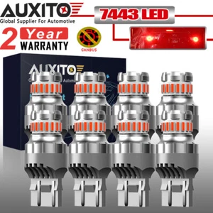 7440 7441 7443 7444 T20 23-LED Brake Stop Light Bulb Lamp Pure Red Bright 8PCS - Picture 1 of 14