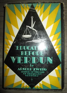 Vtg HC book, Education Before Verdun by Arnold Zweig, 1936 1st edition - Picture 1 of 14