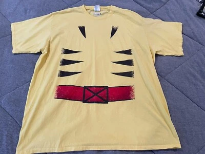 Camisa Marvel X-Men Wolverine XXL Disfraz 2XL Superhéroe Amarillo Foto 1 de 4