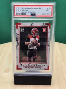 2020 Donruss Optic Football Joe Burrow Elite Series Rookies #ESR-JB PSA 9 NFL 🔥 - Picture 1 of 2
