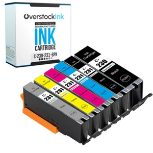 Paquete de 6 cartuchos de tinta compatibles OSI PGI-230 CLI-231 para Canon PIXMA TS8820 - Imagen 1 de 1