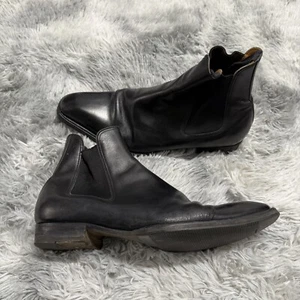 J.M WESTON BEAUBOURG 631 Black Leather Chelsea Ankle Boots 10 D - Picture 1 of 12
