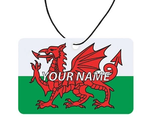 Wales Custom Car Air Freshener - Picture 1 of 2