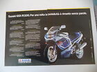 advertising Pubblicità 1991 MOTO SUZUKI GSX 1100 R