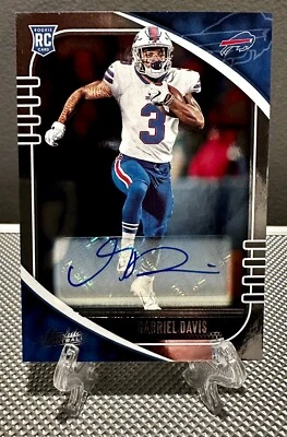 2020 Absolute GABRIEL DAVIS Rookie Auto Autograph Mirror Gabe RC🔥Buffalo Bills - Image 1 of 2