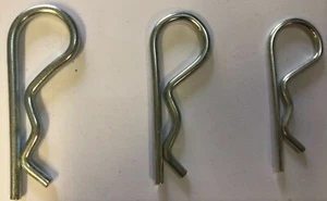 M2, M3, M3.5, M4, M5, M6, M7, Feder 'R' Clips, hell verzinkt. - Bild 1 von 3