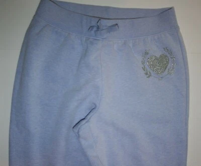 Nuevos Pantalones deportivos para niñas 10 12 años The Children's Place TCP púrpura claro con corazón Foto 1 de 4