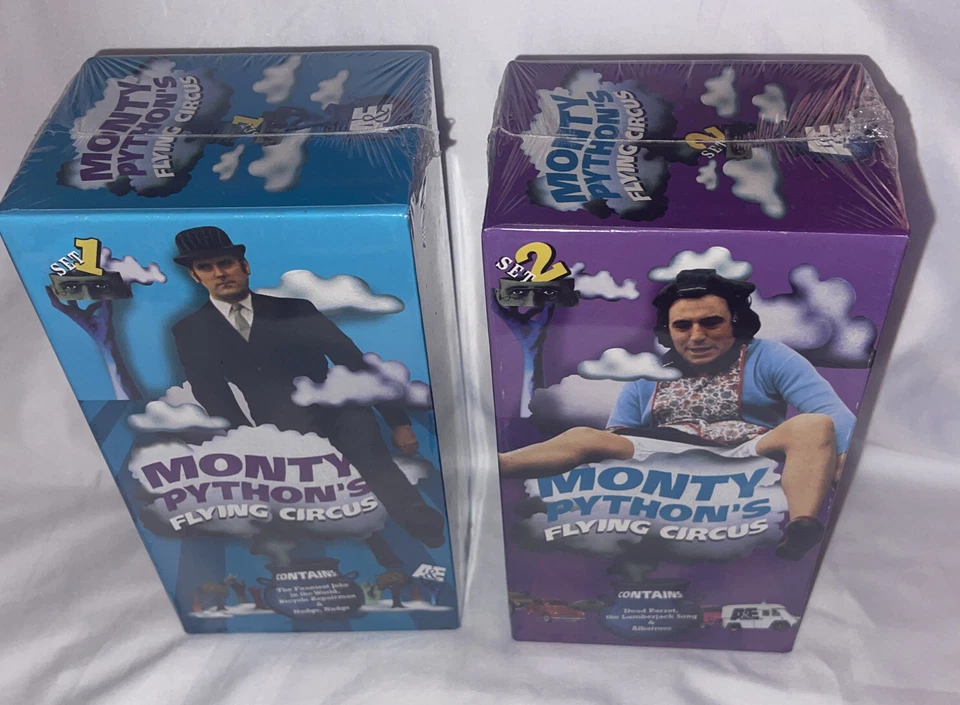 Monty Python's Flying Circus Set 1 and Set 2 on VHS SEALED! - Image 1 of 3