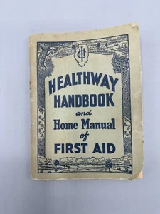 Vintage Healthway Handbook First Aid Home Manual Medicine Illinois Herb Company - Bild 1 von 11