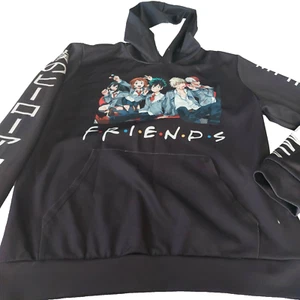 My Hero Academia Friends Pullover Manga Larga Sudadera con Capucha Estampada Sudadera L Grande - Imagen 1 de 6