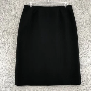 Jones Wear Skirt Women 12 Black Pencil Straight Midi Everyday Office Career Work - Picture 1 of 9