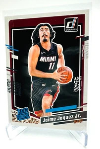 2023-24 Panini Donruss NBA Card Jaime Jaquez Jr. Miami Heat Rated Rookie - Picture 1 of 5