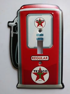 Texaco Pump Metal Single Switch Plate # 1282805 New - Picture 1 of 4
