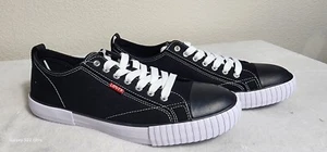 NUOVE scarpe da uomo Evis Straus scarpe basse nere stringate comode taglia 9,5 - Foto 1 di 11