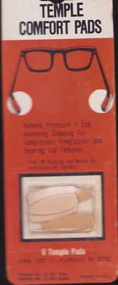 ¡Almohadillas confort templo gafas vintage años 60 retro! Foto 1 de 3