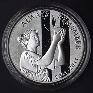 2011-W Proof September 11 Always Remember Medal Silver -COINGIANTS - - Picture 1 of 2