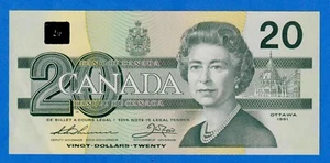 Canada $20 1991 BC-58aA-i / P-97a QE II aUNC/UNC Replacement Note EIX1680986 - Picture 1 of 4