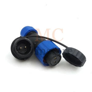 SD16 2Pin IP67 Waterproof Connector Plug Socket,2Pin Industrial Power Connector - Picture 1 of 7